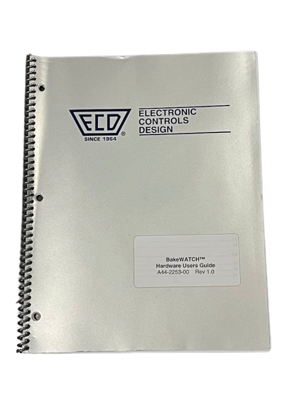 ECD Bakewatch SuperMOLE Gold Thermal Temperature Profiler kit manual