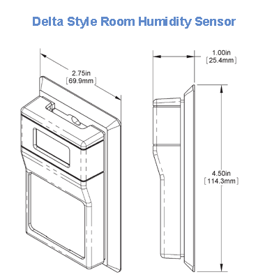 BAPI BA/H200-R Delta Humidity Sensor