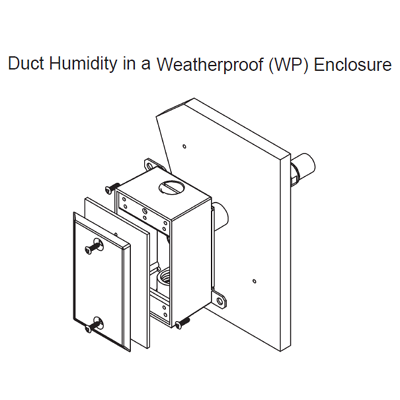BAPI BA/H300-D-WP Duct Humidity Sensor