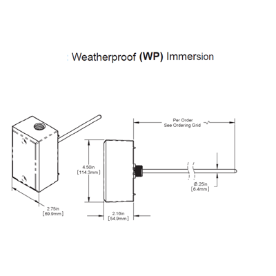 BAPI BA/10K-2[XP]-I-2-WP-M304 Immersion Sensor