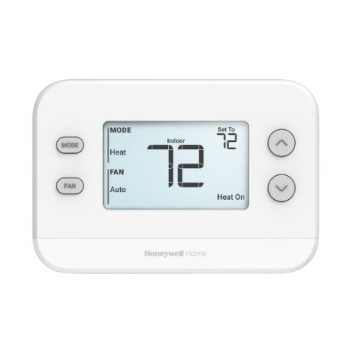 Honeywell Resideo TH1110U4000 FocusPRO&reg; N100 Digital, Non-Programmable Single - Stage (1 Heat/1 Cool) Thermostat