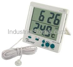 Thermor 119 Thermometer Digital C Indoor/Outdoor W/Clock