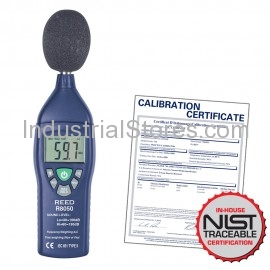 Reed R8050-NIST Sound Level Meter with NIST Traceable Certification