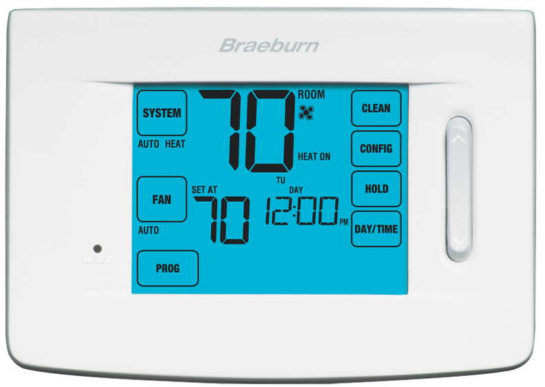 Braeburn 5310, 1 Heat/1 Cool Touchscreen Programmable Thermostat