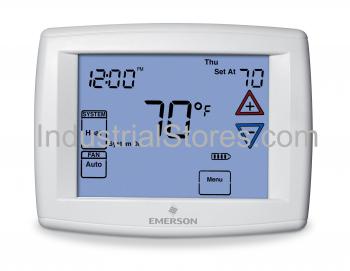 White-Rodgers 1F95-1277 Touch Screen 7-Day Multi-Stage Thermostat with Remote Sensor