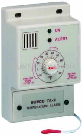 Supco Parts TA2 120V -10/80F Temperature Alarm